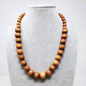 Wooden Beaded Necklace